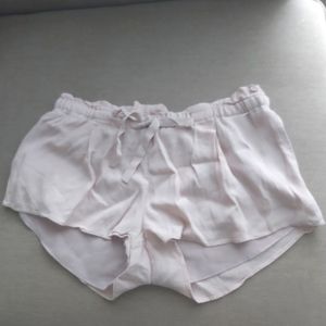 Aritzia Wifred blush peach pink shorts